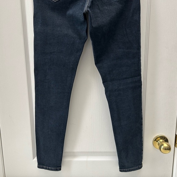 Topshop Jamie Skinny Jeans High Rise Ankle Length Blue Black Size 26 - Picture 11 of 16